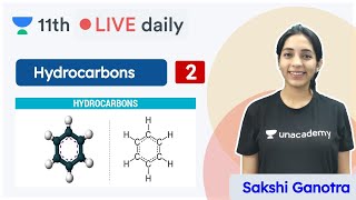 CBSE Class 11 Hydrocarbons L2  Organic Chemistry  Unacademy Class 11 amp 12  Sakshi Ganotra [upl. by Lotus110]