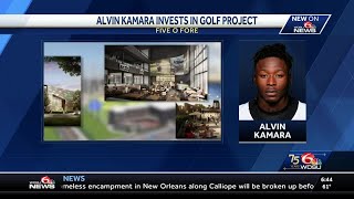 Alvin Kamara invests in New Orleans golf entertainment center [upl. by Esenwahs241]