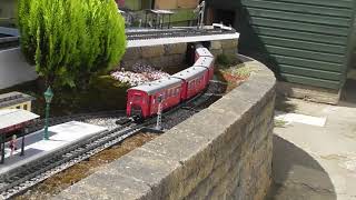 Lehmann Gross Bahn LGB GScale Model Garden Railway in Action [upl. by Lumbye]