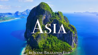 Asia 4k  Scenic Relaxation Film With Calming Music [upl. by Keelia]