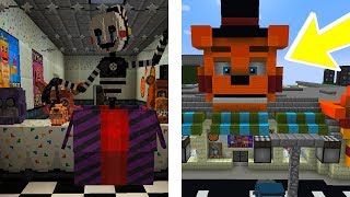 BEST FNAF MOD IN MINECRAFT   Minecraft FNAF Mod Map Resource Pack Showcase [upl. by Enived]