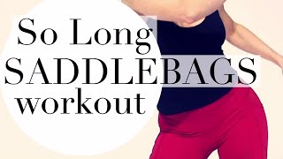 SO LONG SADDLEBAGS best outer thigh and hip workout [upl. by Haelam]