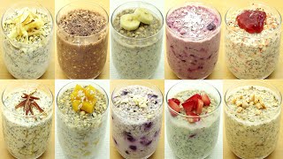 Overnight Oats in 10 ways [upl. by Dory864]