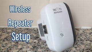 Wireless N Wifi Repeater WiFi Extender Router Setup WIFi Set upReview 2019 [upl. by Siramed]