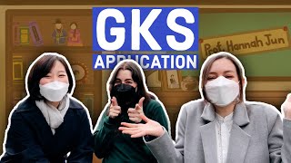 Application tips for GKS ft university vs embassy track lovely campus view [upl. by Laidlaw]