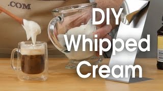 DIY whipped cream in 60 seconds [upl. by Publius]