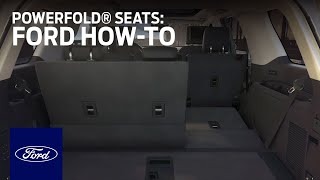 PowerFold® Seats  Ford HowTo  Ford [upl. by Kloman]