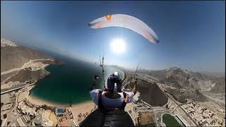 Paragliding in UAE  Khorfakkan [upl. by Carmena]