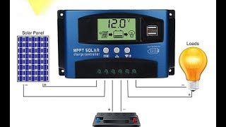 How To Use or Setup 40A 100A Fake Mppt Solar Regulator [upl. by Nnyre455]