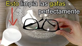 Aplícalo Esto limpia GAFAS Lentes Perfectamente [upl. by Goren496]