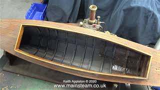 A VINTAGE MODEL STEAM BOAT RESTORATION  PART 1 [upl. by Cchaddie]