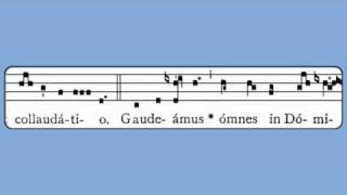 Gaudeamus Omnes All Saints Introit [upl. by Immot888]