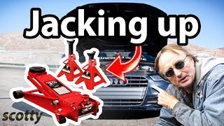 How to Jack Up Your Car The Right Way [upl. by Ramahs]