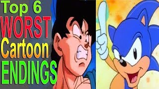 Top 6 Worst Cartoon Endings [upl. by Jea]