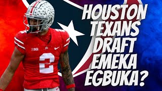 Houston Texans Draft Emeka Egbuka [upl. by Artenal]