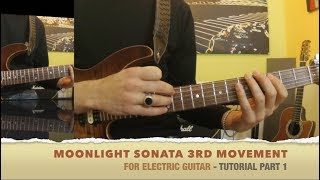 Moonlight Sonata  3rd movement   TUTORIAL w TAB  guitar lesson Part 1 [upl. by Niddala902]