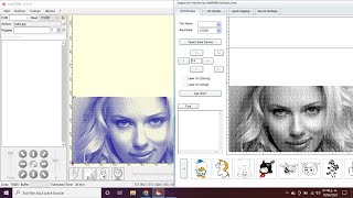 TUTORIAL Cómo grabar fotografías con láser GRBL  Código G [upl. by Aeslehc298]