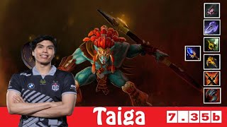 DOTA 2 Taiga the HUSkAR OFFLANE 735b [upl. by Acenom475]