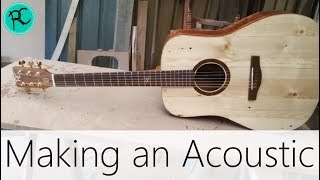 Making an Acoustic Guitar  Super Fast [upl. by Rolo182]