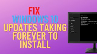 How to Fix Windows 10 Updates Taking Forever to Install [upl. by Otrebide]