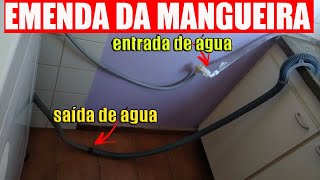 🎯Emenda Para Mangueira de Saída Máquina de Lavar 👉RESOLVIDO👈 [upl. by Flieger]