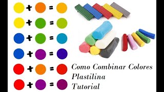 Como combinar colores con plastilina [upl. by Tahpos]