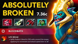 ATF HUSKAR Offlane  Patch 736c  Full Gameplay Dota Class [upl. by Odericus]