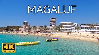 Magaluf Mallorca Spain 🇪🇸  4K Drone Footage [upl. by Niarfe]