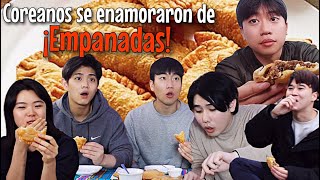 COREANOS REACCIONAN A EMPANADAS POR PRIMERA VEZ Pandita Chan [upl. by Labors]