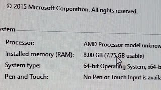 How to fix quotGB usablequot RAM problem under 64bit Windows set PCIE Graphics Card as default in BIOS [upl. by Piwowar120]