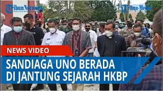 Ephorus HKBP Pendeta Robinson Butarbutar Sebut Sandiaga Uno Sedang Berada di Jantung Sejarah HKBP [upl. by Eenet]