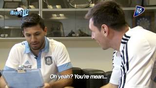 Sergio Agueros indepth interview with Leo Messi [upl. by Necaj]