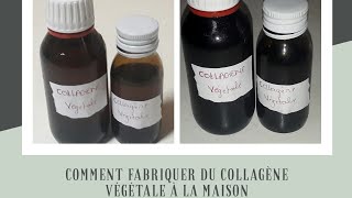 COMMENT FAIRE DU COLLAGÈNE VÉGÉTALE À LA MAISON [upl. by Lori]