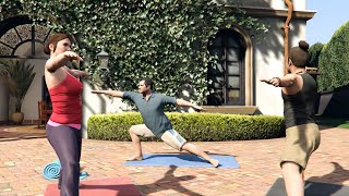 GTA V PC  Did Someone Say Yoga  Mission GAMEPLAY 1080p 60 fps [upl. by Ardie]