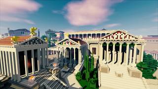 ANCIENT ROME in Minecraft  Trailer for Roma Antiqua 320 AD [upl. by Hanselka]