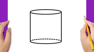 How to draw a cylinder [upl. by Woodhouse]