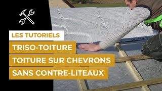 Comment isoler sa toiture avec TRISOTOITURE sur chevrons sans contreliteaux   ACTIS Isolation [upl. by Nahtnaoj]