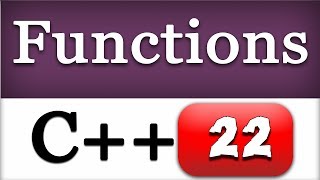 Introduction to CPP Functions  Subroutines  C Video Tutorial [upl. by Launame]