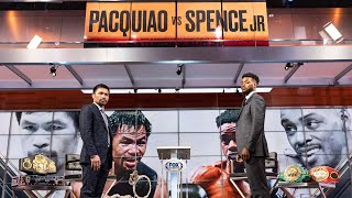 Manny Pacquiao vs Errol Spence Jr  Kick Press Conference [upl. by Mil]