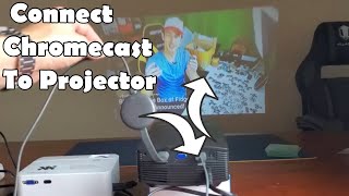 Google Chromecast How to Connect to Projector ALL GOOGLE CHROMECASTs [upl. by Ahtaela]