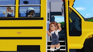 MY DAUGHTERS FIRST SCHOOL TRIP  Bloxburg Family Roleplay [upl. by Anauqaj352]