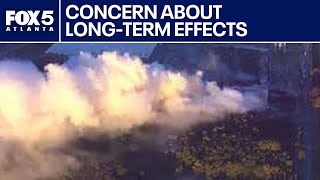 BioLab chemical fire smoke longterm effects  FOX 5 News [upl. by Ritchie]