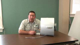 How to Change Your Aprilaire Humidifiers Water Panel Jerry Kelly HVAC [upl. by Notyad301]