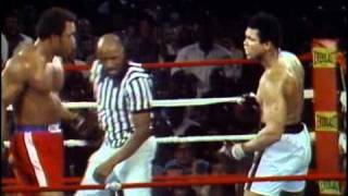 George Foreman vs Muhammad Ali  Oct 30 1974  Entire fight  Rounds 1  8 amp Interview [upl. by Heber]