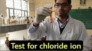 Chromyl chloride test  Test for chloride ion  Confirmatry test of chloride ion [upl. by Elocim]