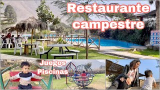 Restaurante campestre juegospiscina comida Domingo familiar [upl. by Pomona]