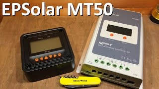 EPSolar MT50 Remote Meter  12v Solar Shed [upl. by Mylor]