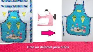 Delantal para niños [upl. by Drofliw]