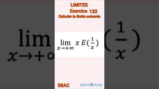 Exercice 132 Limites 2BAC Maths [upl. by Ynaffat541]