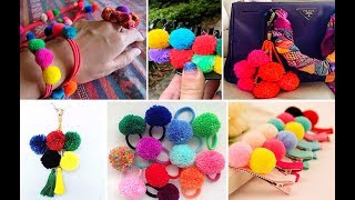 30 ideas con pompones de lana [upl. by Mei]